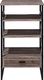 Beliani Regał 4 półki brązowoszary KEENE 3