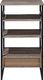Beliani Regał 4 półki brązowoszary KEENE 5