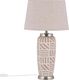 Lampa stołowa Beliani Lampa stołowa ceramiczna beżowa TRAISEN 1