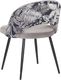 Beliani Zestaw 2 krzeseł do jadalni welurowy szary VIVIAN 3