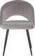 Beliani Zestaw 2 krzeseł do jadalni welurowy szary VIVIAN 4
