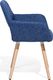 Beliani Zestaw 2 krzeseł do jadalni ciemnoniebieski CHICAGO 6