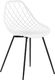 Beliani Zestaw 2 krzeseł do jadalni biały CANTON 2