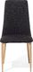 Beliani Zestaw 2 krzeseł do jadalni czarny CLAYTON 2
