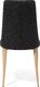 Beliani Zestaw 2 krzeseł do jadalni czarny CLAYTON 4