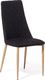 Beliani Zestaw 2 krzeseł do jadalni czarny CLAYTON 5