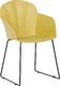 Beliani Zestaw 2 krzeseł do jadalni żółty SYLVA 2
