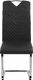 Beliani Zestaw 2 krzeseł do jadalni czarny PICKNES 2