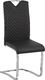 Beliani Zestaw 2 krzeseł do jadalni czarny PICKNES 3