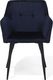 Beliani Zestaw 2 krzeseł welurowy niebieski JASMIN 2