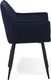 Beliani Zestaw 2 krzeseł welurowy niebieski JASMIN 4