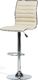 Beliani Zestaw 2 hokerów barowych beżowy LUCERNE 3