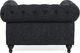 Beliani Fotel grafitowy CHESTERFIELD 4