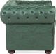 Beliani Fotel ekoskóra zielony CHESTERFIELD 3