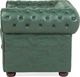 Beliani Fotel ekoskóra zielony CHESTERFIELD 4