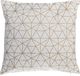 Beliani Zestaw 2 poduszek dekoracyjnych geometryczny wzór 45 x 45 cm złoty SEDUM 1
