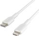 Kabel USB Belkin USB-C - Lightning 1 m Biały (CAA003BT1MWH) 1