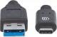 Kabel USB Manhattan USB-A - USB-C 1 m Czarny (353373) 1