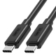 Kabel USB Unitek USB-C - USB-C 1 m Czarny (Y-C477BK) 3