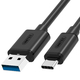 Kabel USB Unitek USB-A - USB-C 1 m Czarny (Y-C474BK) 1