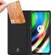 Dux Ducis Etui MOTOROLA MOTO G9+ PLUS z klapką Dux Ducis skórzane Skin Leather czarne 2