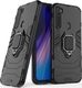 Hurtel Ring Armor pancerne hybrydowe etui pokrowiec + magnetyczny uchwyt Xiaomi Redmi Note 8T czarny 1