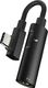 Adapter USB Hoco LS19 USB-C - Jack 3.5mm Czarny  (6957531080749) 2