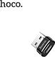 Adapter USB Hoco UA6 USB-C - USB Czarny  (6957531064138) 1