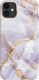 Kingxbar Kingxbar Marble Series eleganckie etui pokrowiec z nadrukiem marmur iPhone 11 fioletowy 1