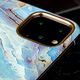 Kingxbar Kingxbar Marble Series eleganckie etui pokrowiec z nadrukiem marmur iPhone 11 fioletowy 3