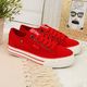 Big Star Trampki damskie na platformie czerwone Big Star HH274053 41 4