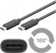 Kabel USB Goobay USB-C - 0.5 m Czarny (67975) 5