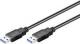 Kabel USB Goobay USB-A - USB-A 1.8 m Czarny (--) 1