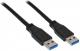 Kabel USB Goobay USB-A - USB-A 1.8 m Czarny (--) 3