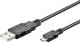 Kabel USB USB-A - microUSB 1 m Czarny (---) 2