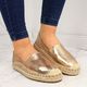 Big Star Espadryle damskie z eko skóry złote Big Star HH274503 37 2