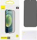 Baseus Baseus 2x szkło hartowane 0,3 mm Anti Spy z ramką na cały ekran iPhone 12 Pro / iPhone 12 (SGAPIPH61P-KS01) (case friendly) 12