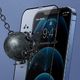 Baseus Baseus 2x szkło hartowane 0,3 mm Anti Blue Light z ramką na cały ekran iPhone 12 Pro Max (SGAPIPH67N-KQ01) (case friendly) 16