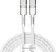Kabel USB Baseus USB-C - USB-C 2 m Biały (baseus_20210316150928) 1