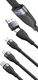 Kabel USB Baseus USB-C - USB-C + microUSB + Lightning 1.2 m Czarny (baseus_20210316135421) 3