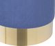 Beliani Puf welurowy 39 cm niebieski SOPHIA 3