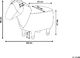 Beliani Pufa zwierzak brązowa HORSE 6