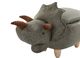 Beliani Pufa zwierzak ze schowkiem zielona TRICERATOPS 5