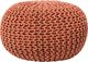 Beliani Puf 40 x 25 cm brązowy CONRAD 1