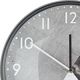 Beliani Zegar ścienny 33 cm czarno-biały DAVOS 2