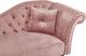 Beliani Szezlong welurowy prawostronny różowy LATTES 3