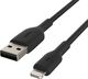 Kabel USB Belkin USB-A - Lightning 0.15 m Czarny (CAA001bt0MBK) 5