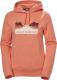 Helly Hansen Bluza damska W NORD GRAPHIC PULLOVER HOODIE Peach Echo r. S (62981_284) 1