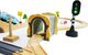 Ecotoys Drewniana kolejka tory pociąg na baterie 69 elementów Ecotoys universal 6