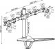 Ergosolid Stojak biurkowy na 2 monitory 10" - 30" (NF22) 3